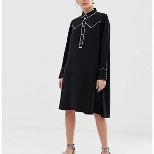 Monki Elegant Black Women's Dress